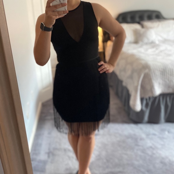 Bodycon Black Cocktail Dress - Picture 4 of 5